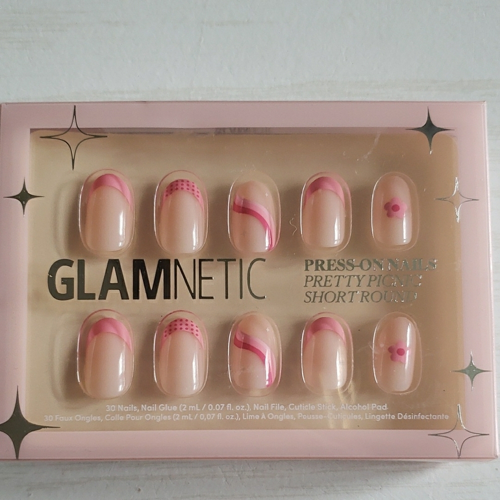Glamnetic Pink Press-On Nails